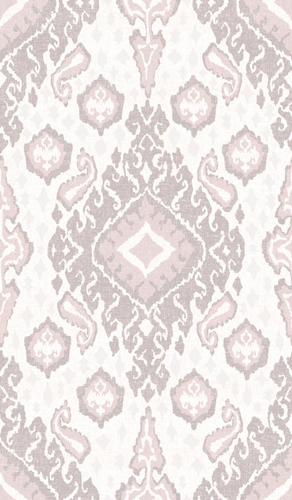 Antique Distressed Ikat Wallpaper
