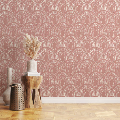 Bohemian Scallops Wallpaper