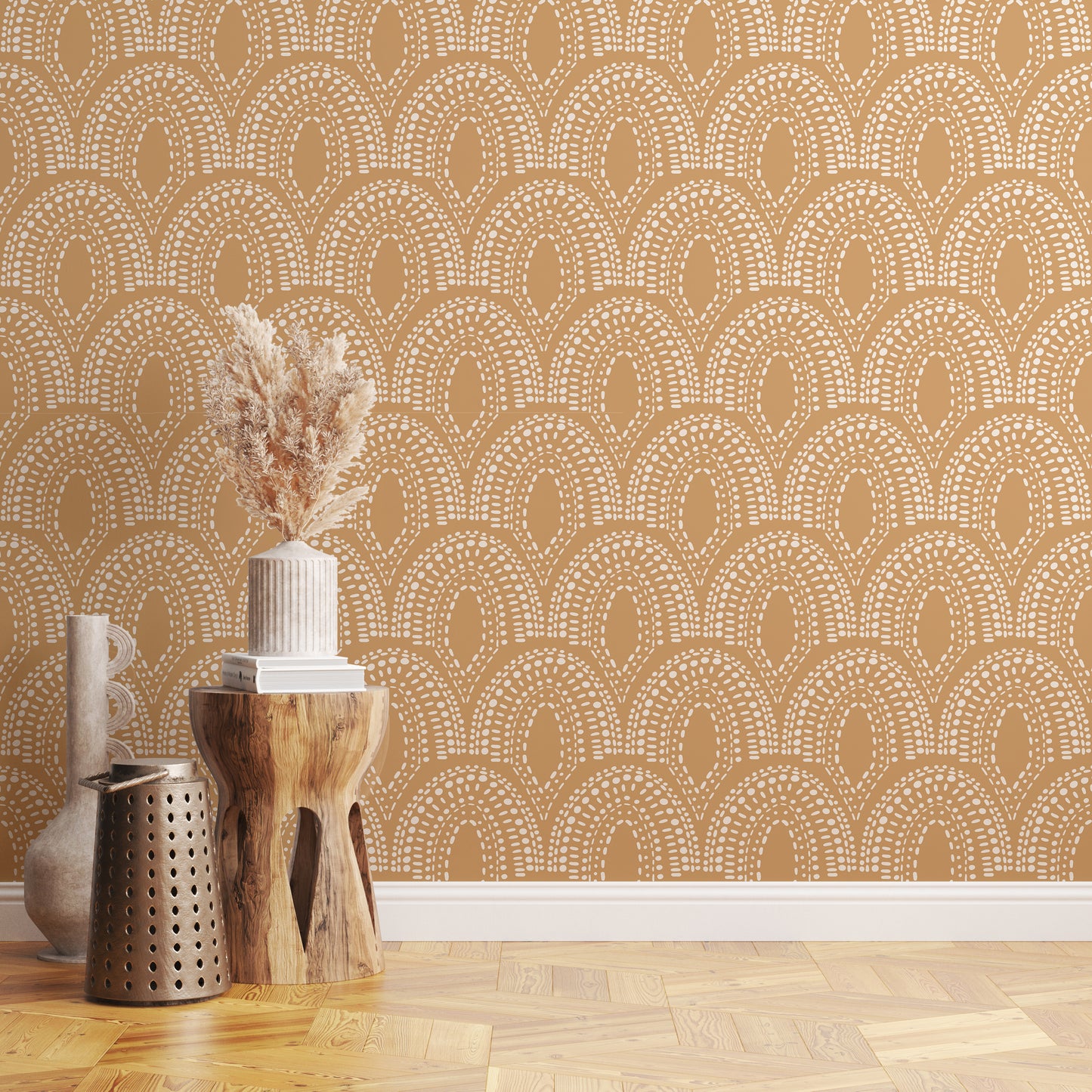 Bohemian Scallops Wallpaper