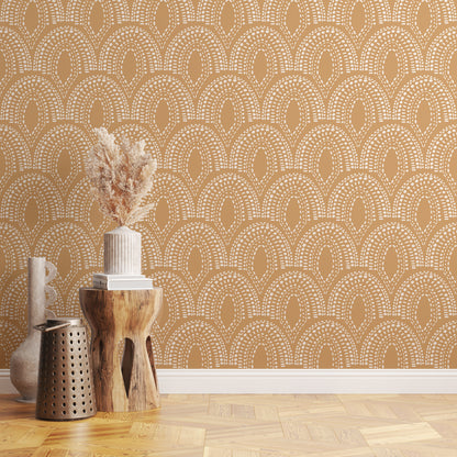 Bohemian Scallops Wallpaper