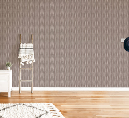 Bubble Dot Herringbone Wallpaper