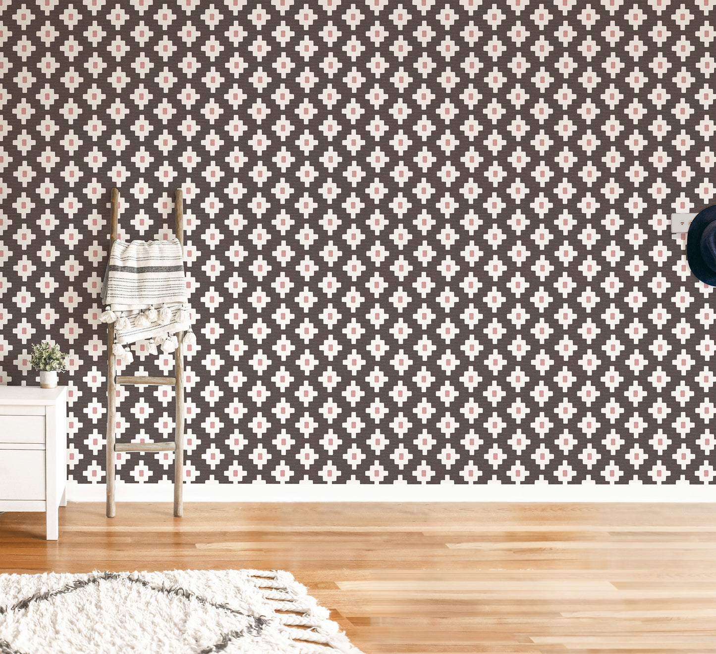Modern Southwestern Cross Large Wallpaper