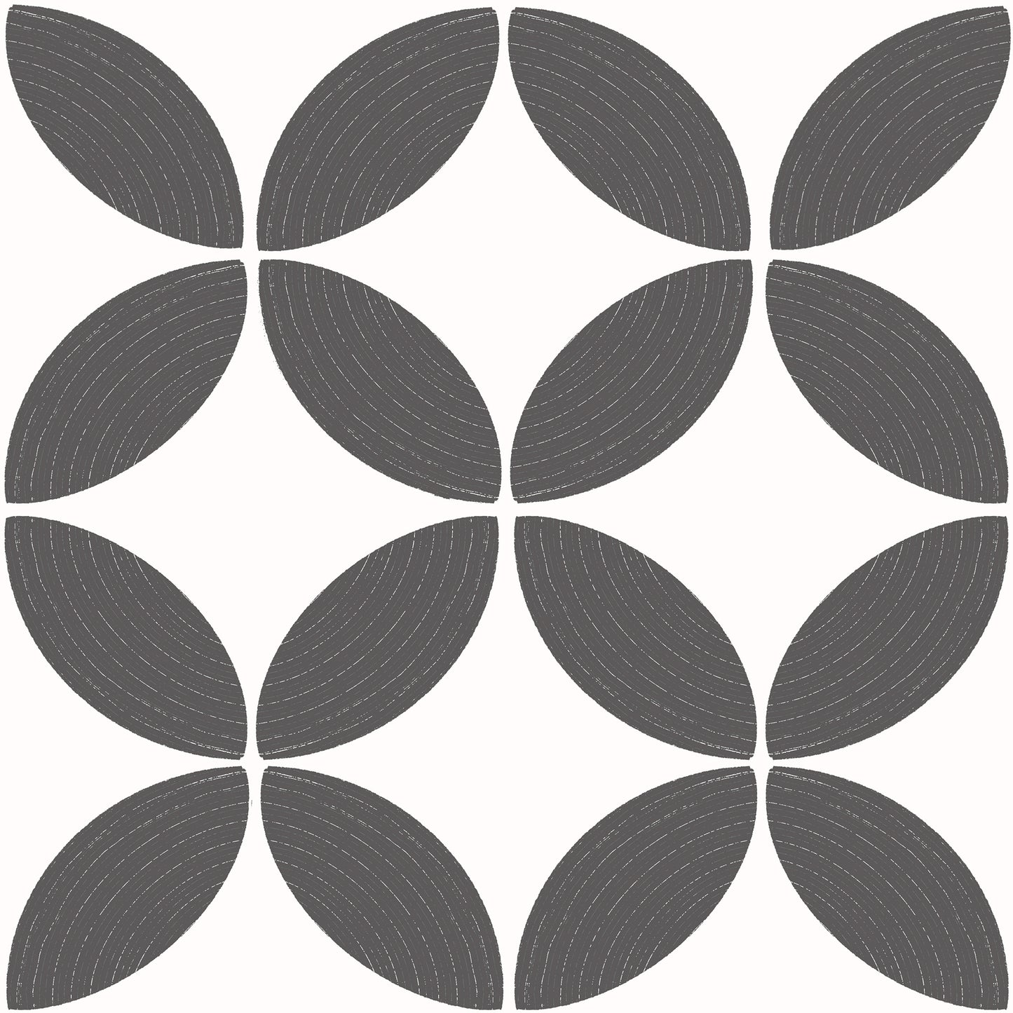 Midcentury Circle Blocks Wallpaper.