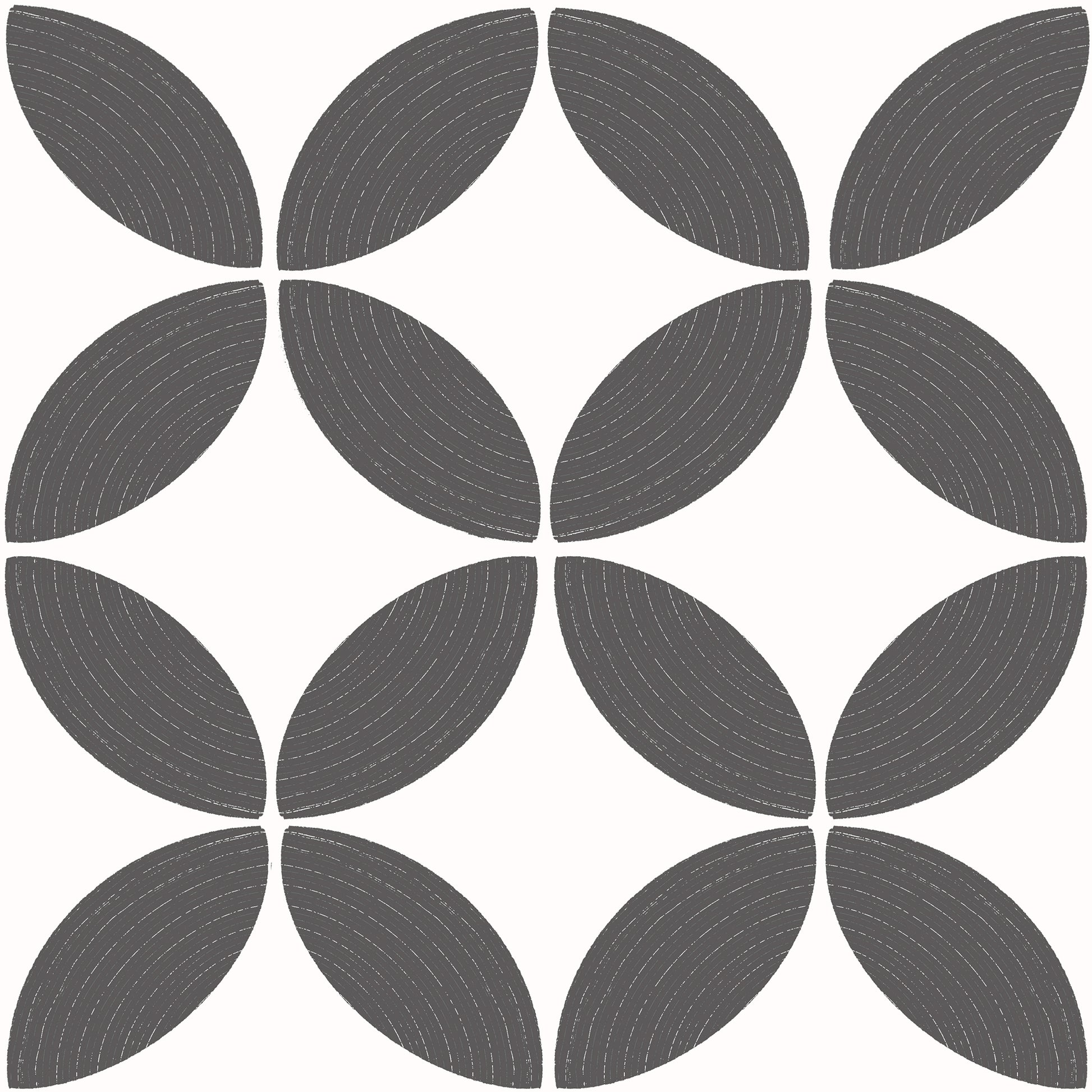 Midcentury Circle Blocks Wallpaper.