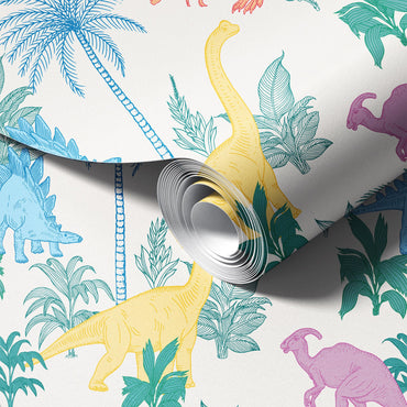 Colorful Dinosaurs Wallpaper.