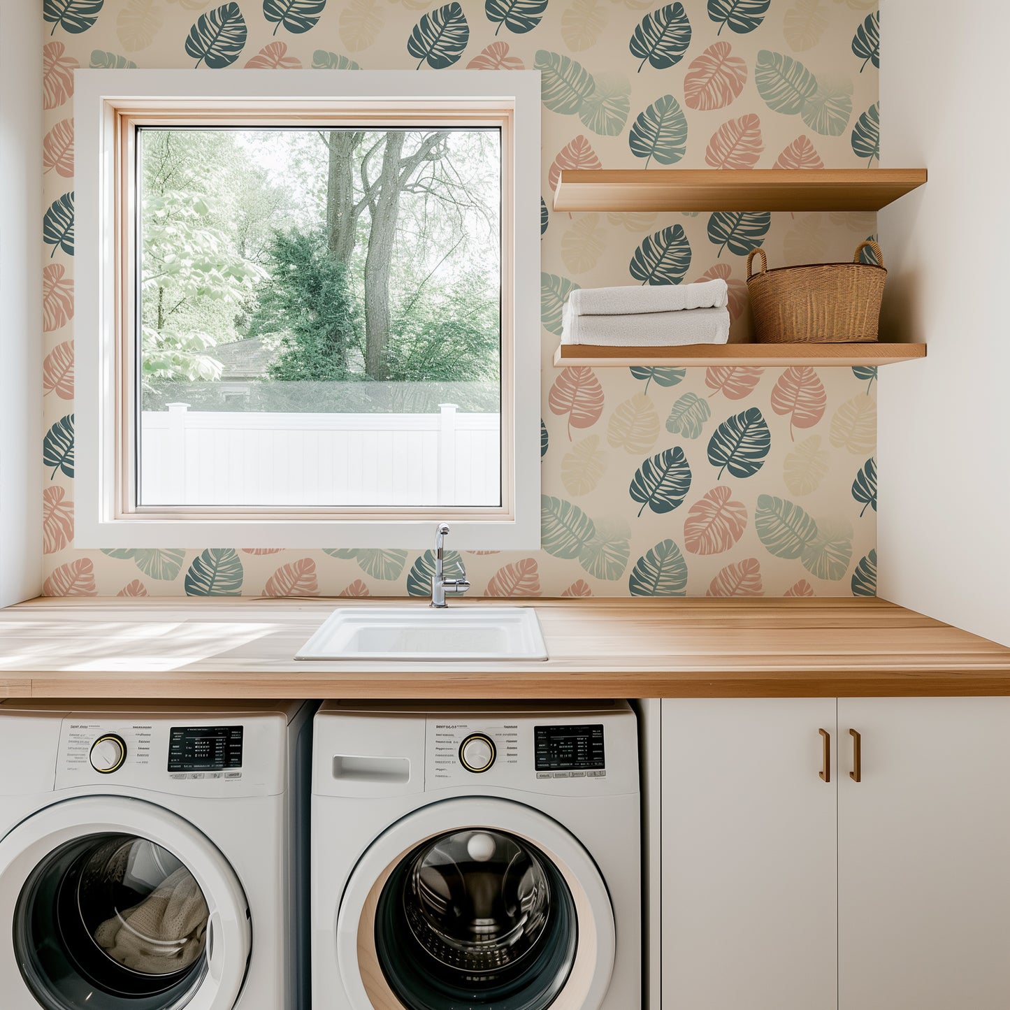 Colorful Monstera Wallpaper