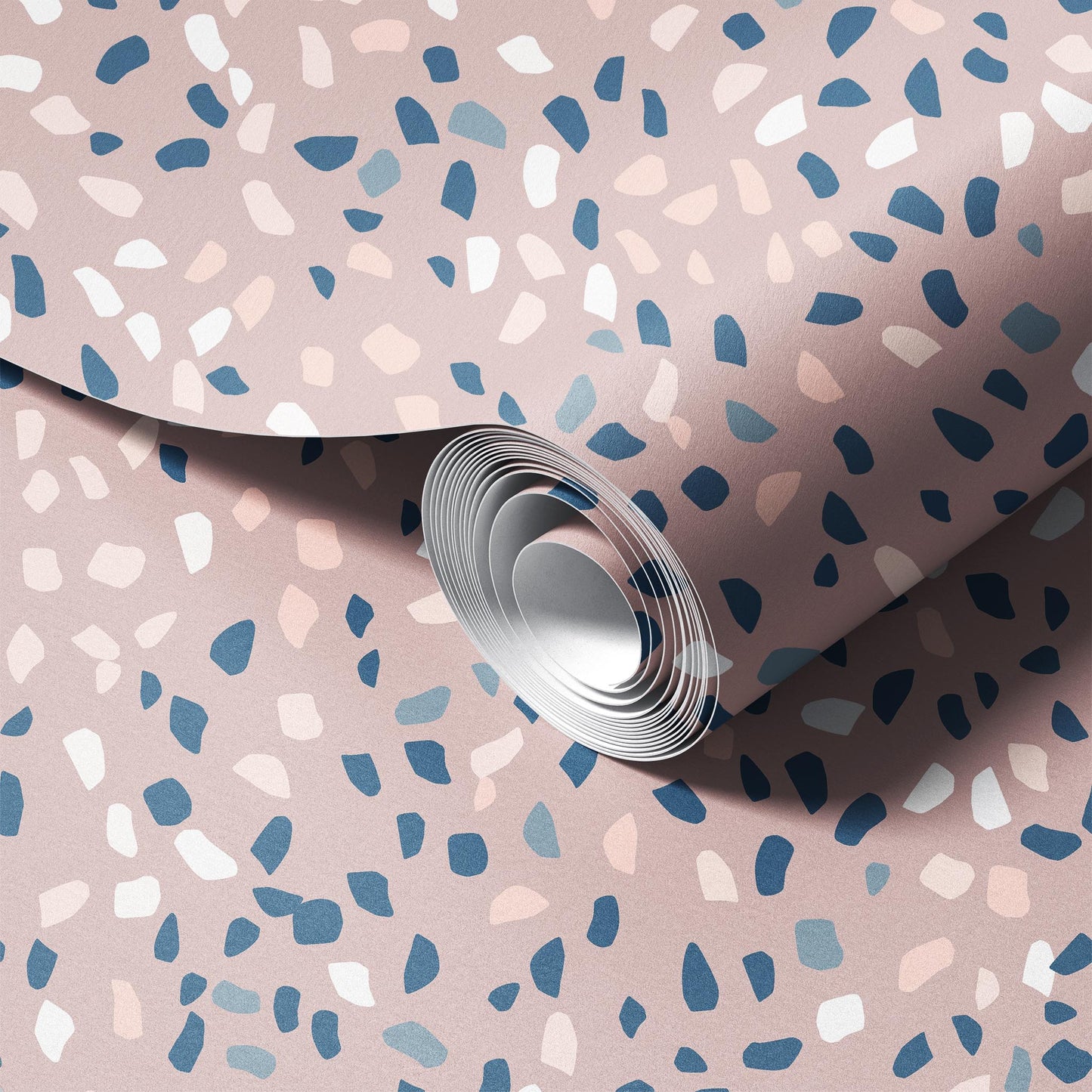 Cotton Candy Terrazzo Wallpaper