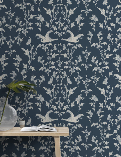 Crane Damask