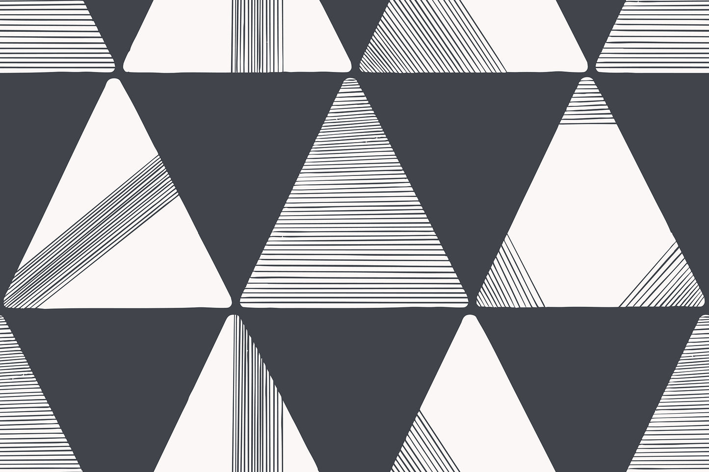 Textured Modern Triangles Wallpaper