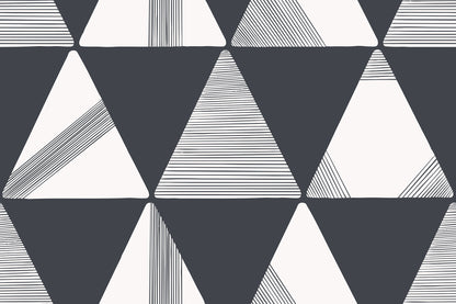 Textured Modern Triangles Wallpaper