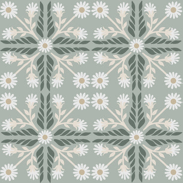 Geo Floral Wallpaper