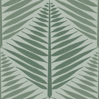 Geometric Fern Blocks Large Wallpaper