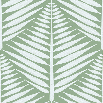 Geometric Fern Blocks Large Wallpaper
