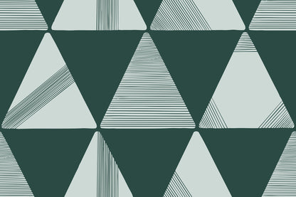 Textured Modern Triangles Wallpaper