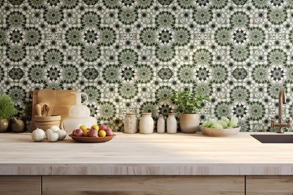 Moroccan Backsplash Wallpaper.