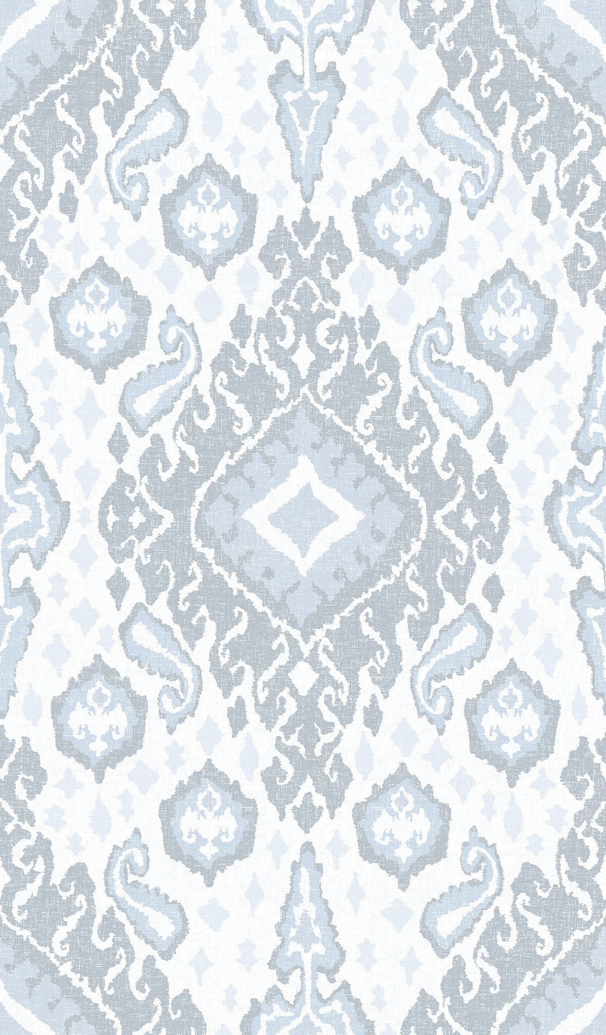 Antique Distressed Ikat Wallpaper