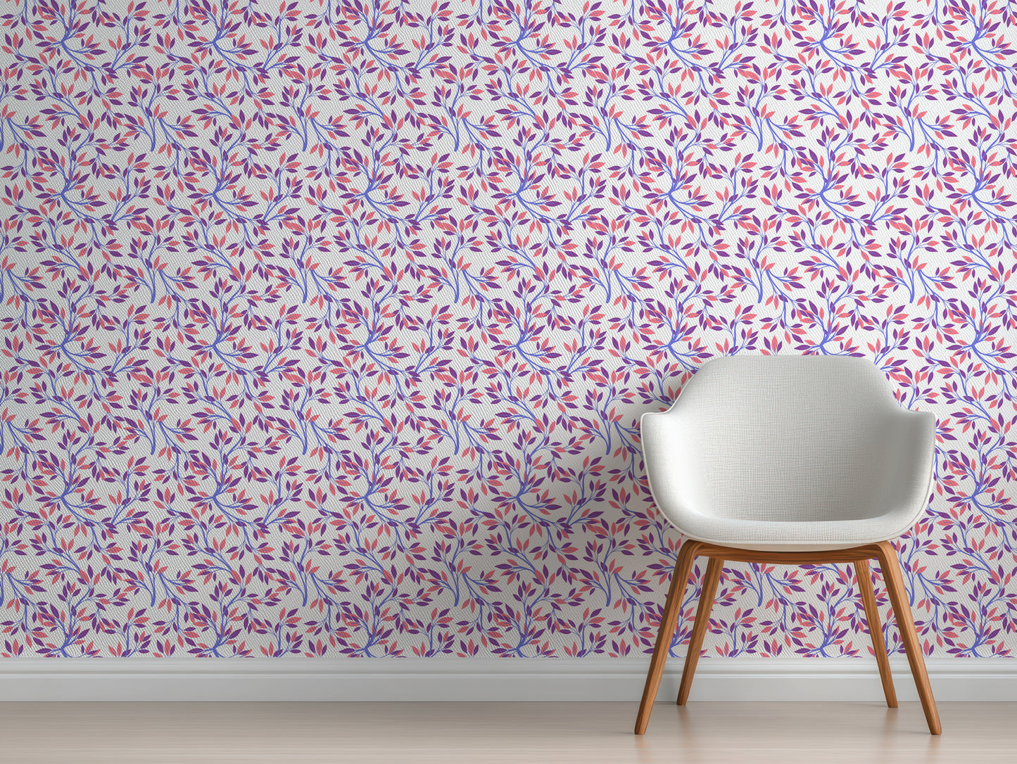 Jewel Meadow Peel and Stick Wallpaper - Garden, Leaves