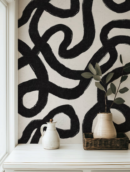 Abstract Loops Wallpaper