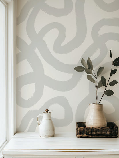 Abstract Loops Wallpaper