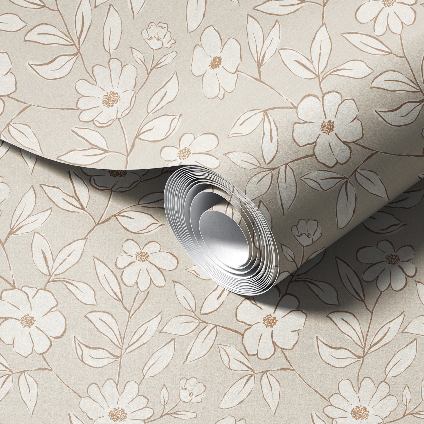 Cottagecore Neutral Wallpaper