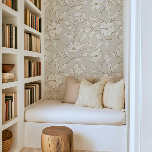 Cottagecore Neutral Wallpaper