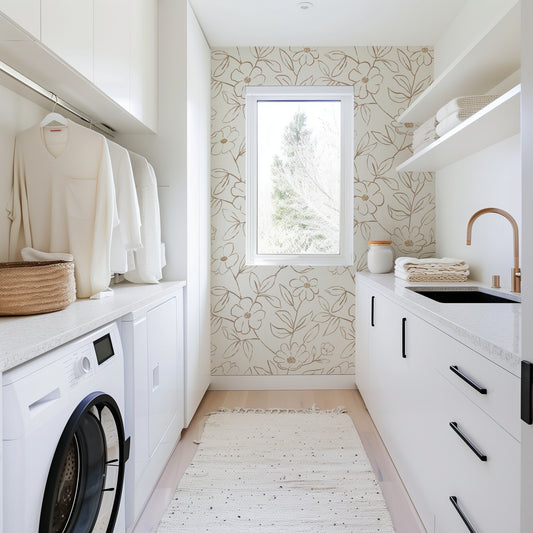Cottagecore Outline Wallpaper