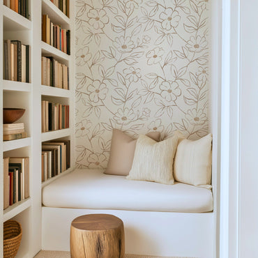 Cottagecore Outline Wallpaper