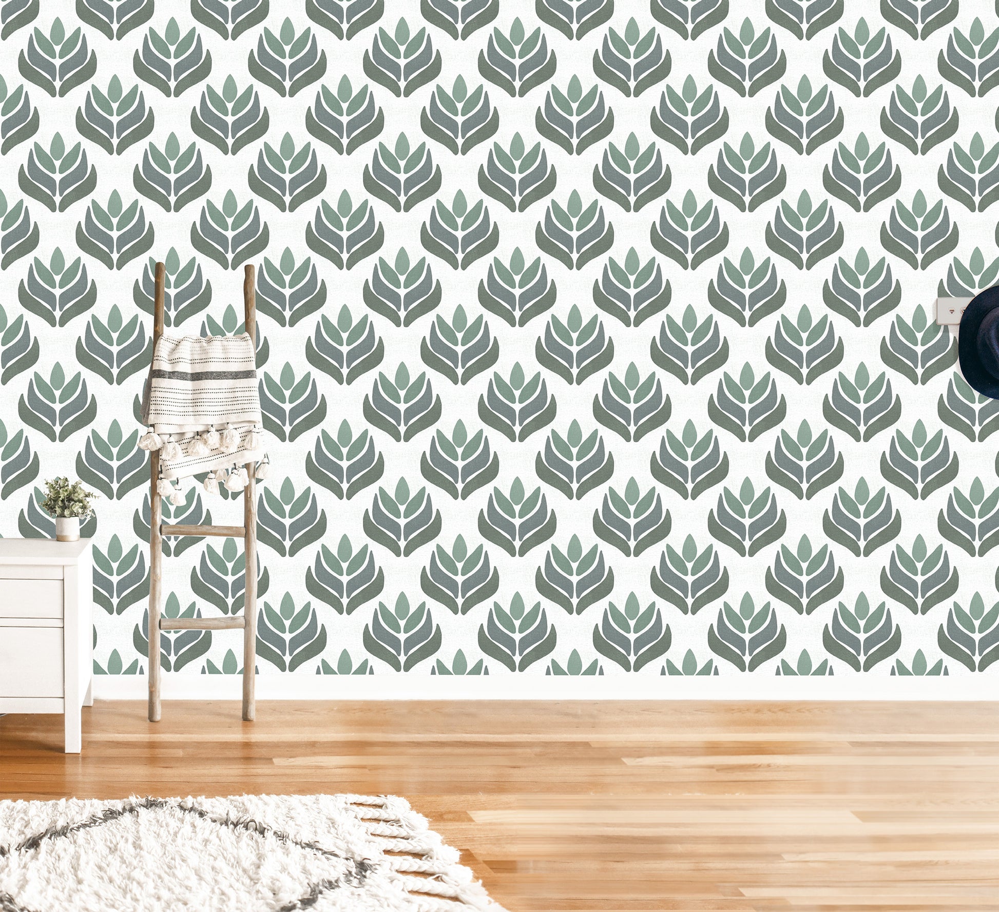 Geometric Lotus Wallpaper.