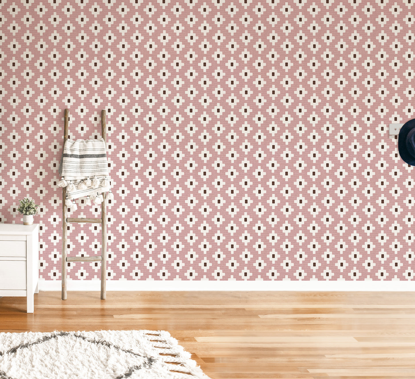 Modern Southwestern Cross Large Wallpaper