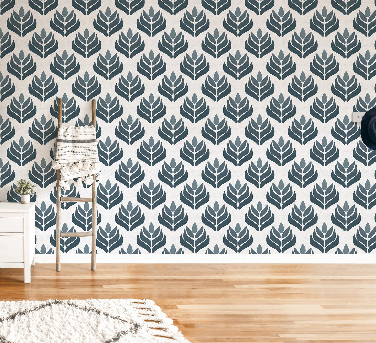 Geometric Lotus Wallpaper