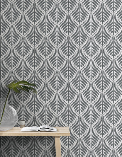 Geometric Fern Blocks Small Wallpaper