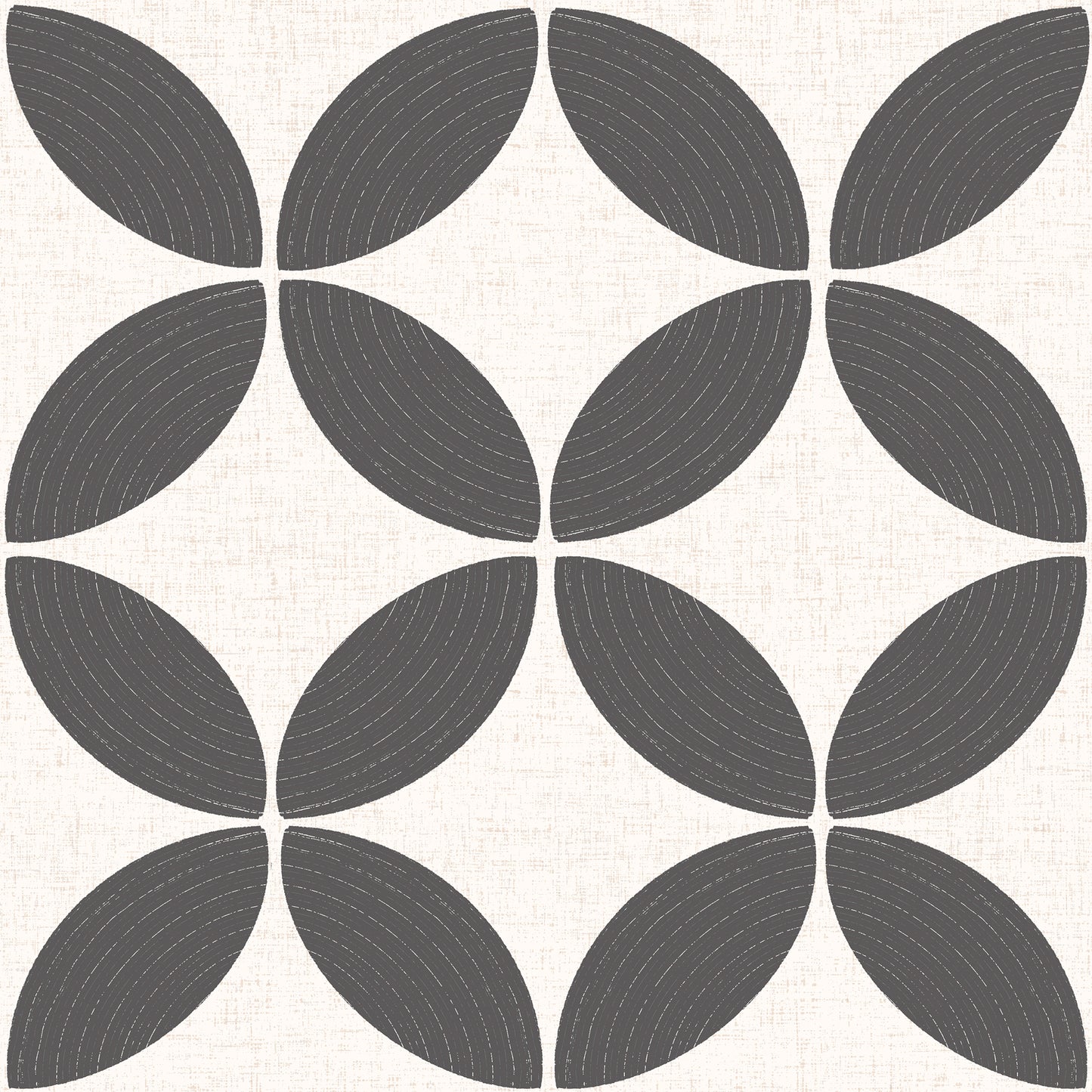 Midcentury Circle Blocks Wallpaper.