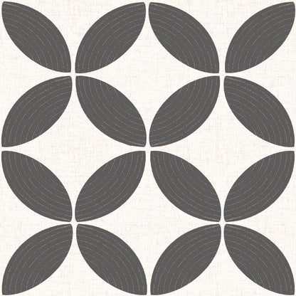 Midcentury Circle Blocks Wallpaper.