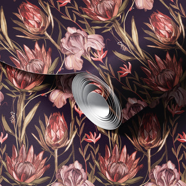 Midnight Botanica Wallpaper