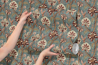 Forgotten Garden Botanical Chintz Peel and Stick Wallpaper