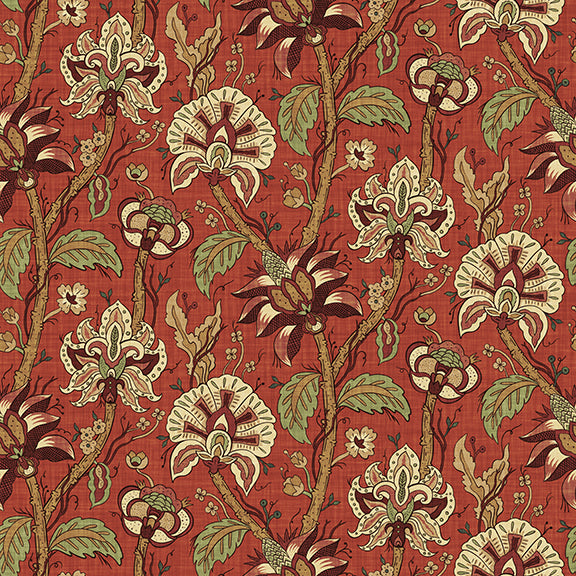 Forgotten Garden Botanical Chintz Peel and Stick Wallpaper