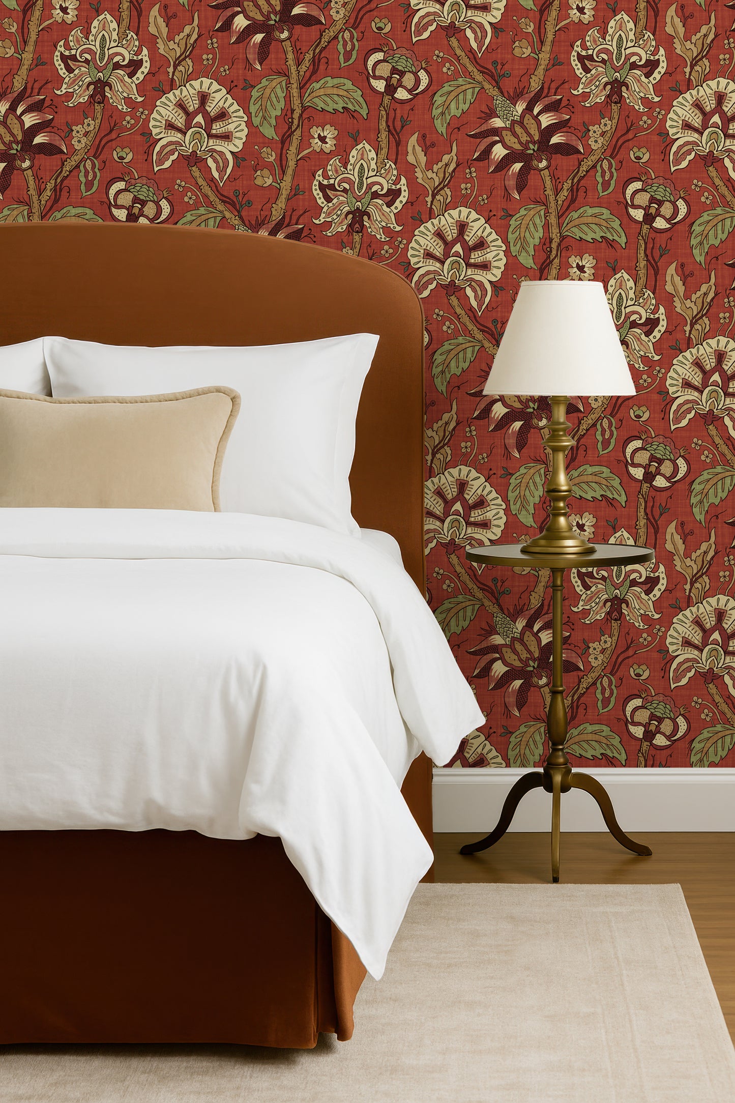 Forgotten Garden Botanical Chintz Peel and Stick Wallpaper