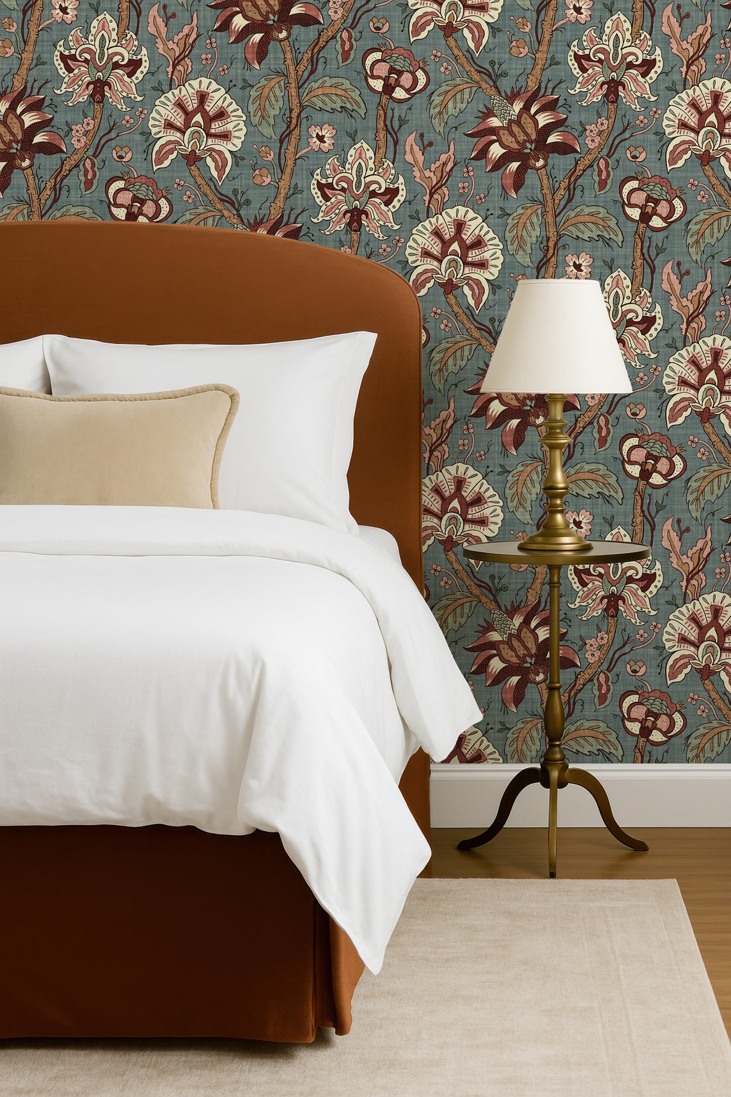Forgotten Garden Botanical Chintz Peel and Stick Wallpaper
