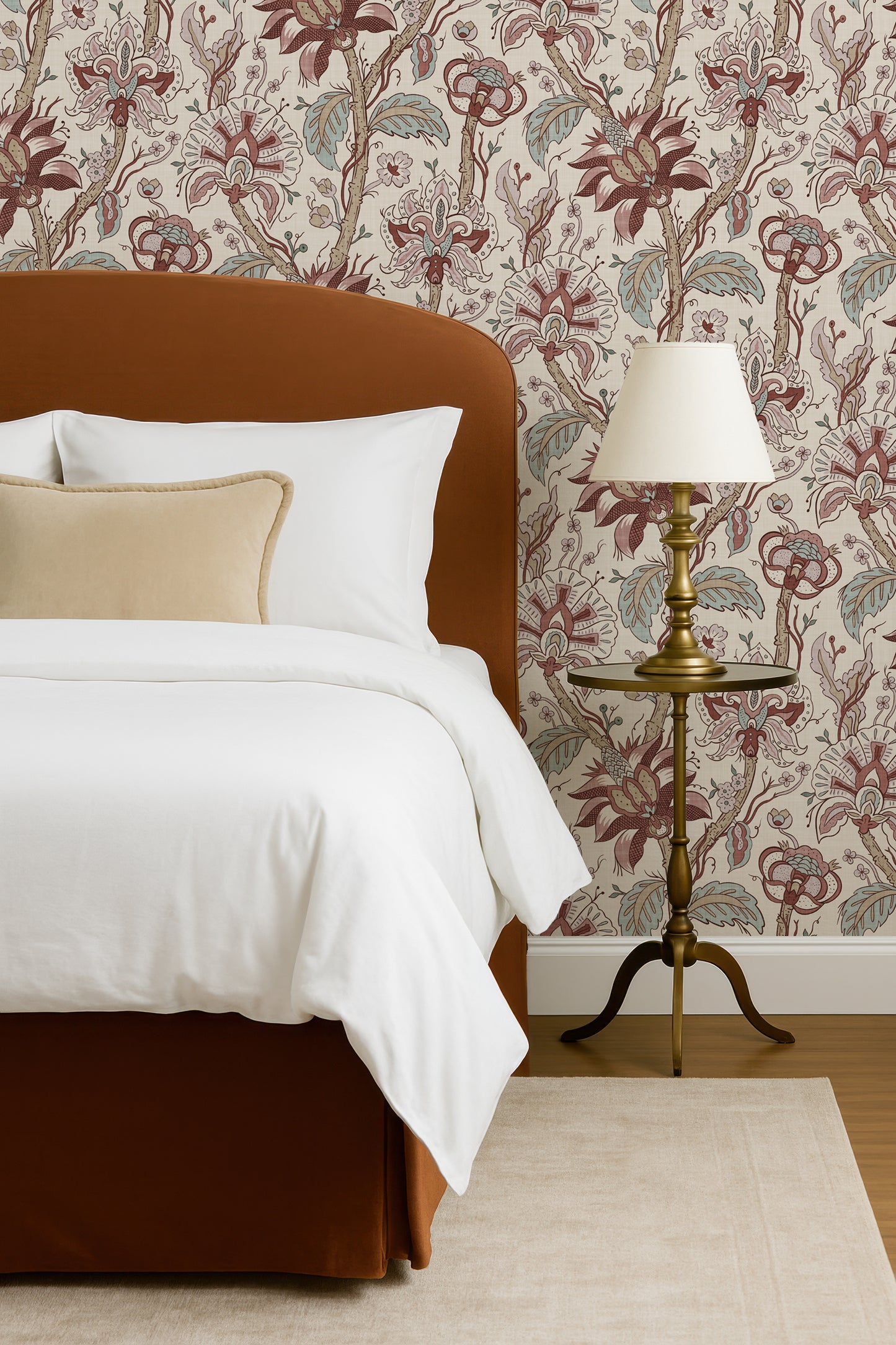 Forgotten Garden Botanical Chintz Peel and Stick Wallpaper