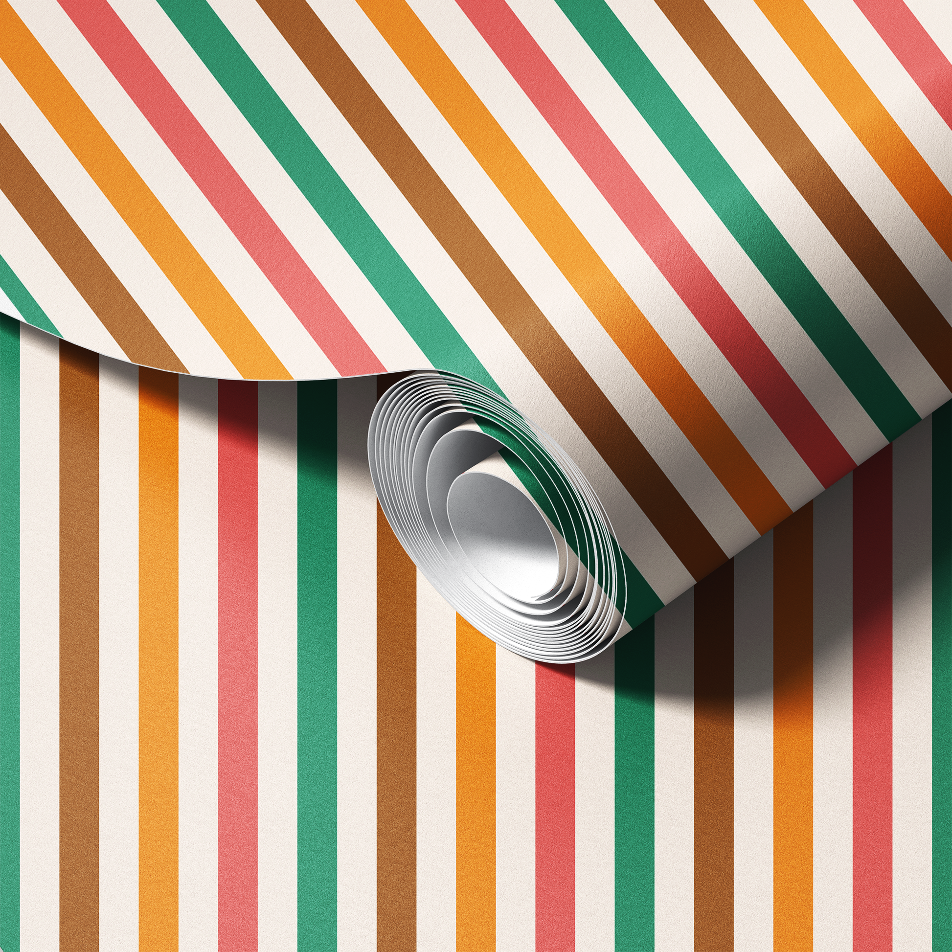 Rainbow Stripes Wallpaper.