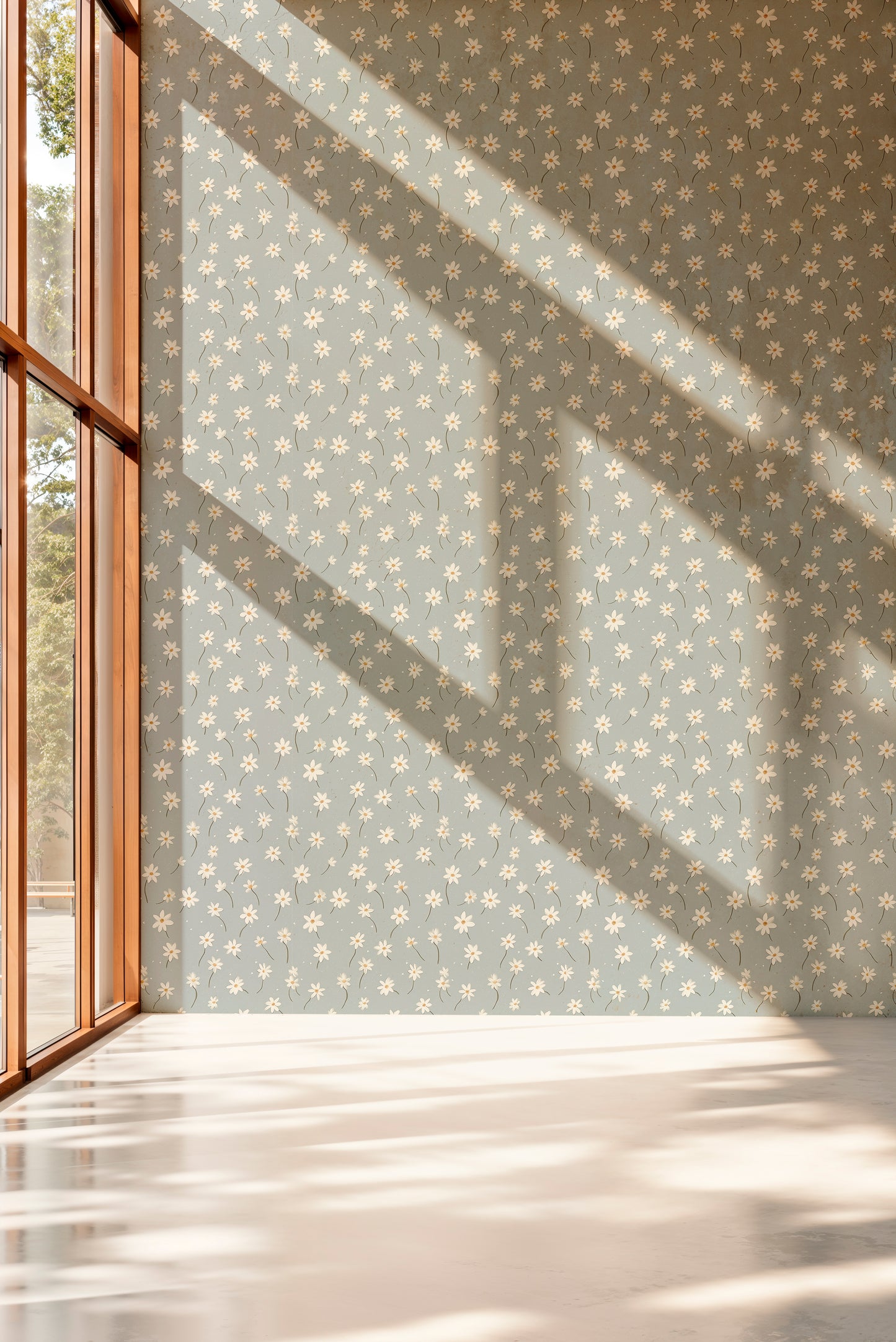 Muted Daisy Wallpaper