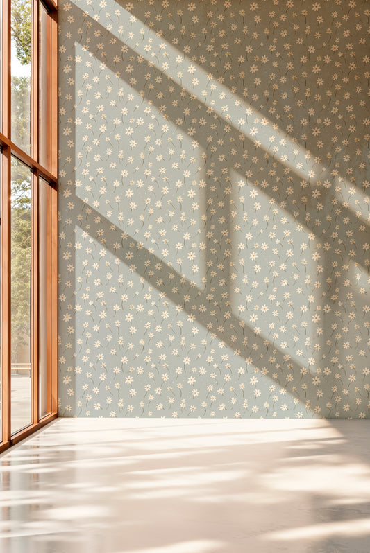 Muted Daisy Wallpaper