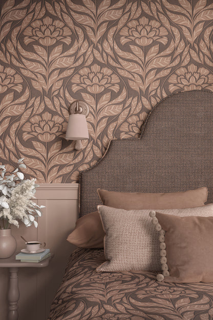 Organic Luxe Floral Wallpaper