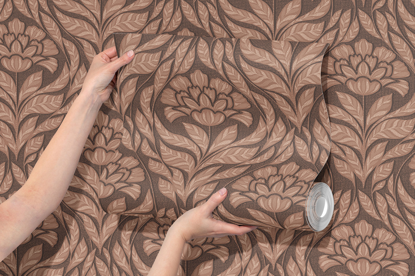 Organic Luxe Floral Wallpaper