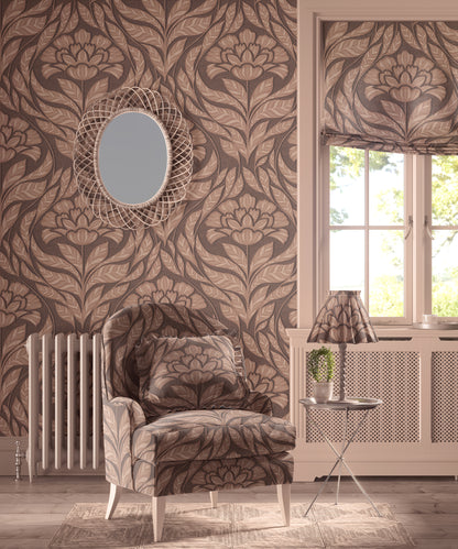 Organic Luxe Floral Wallpaper