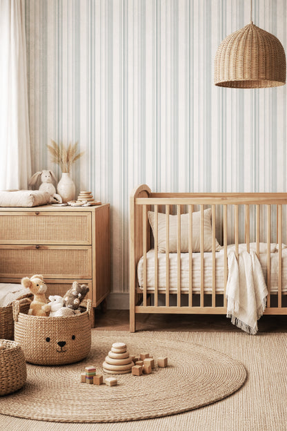 Pastel Stripes Wallpaper Sample