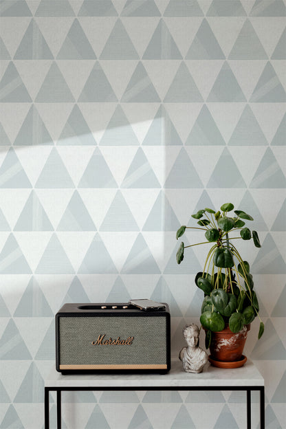 Textured Modern Triangles Wallpaper