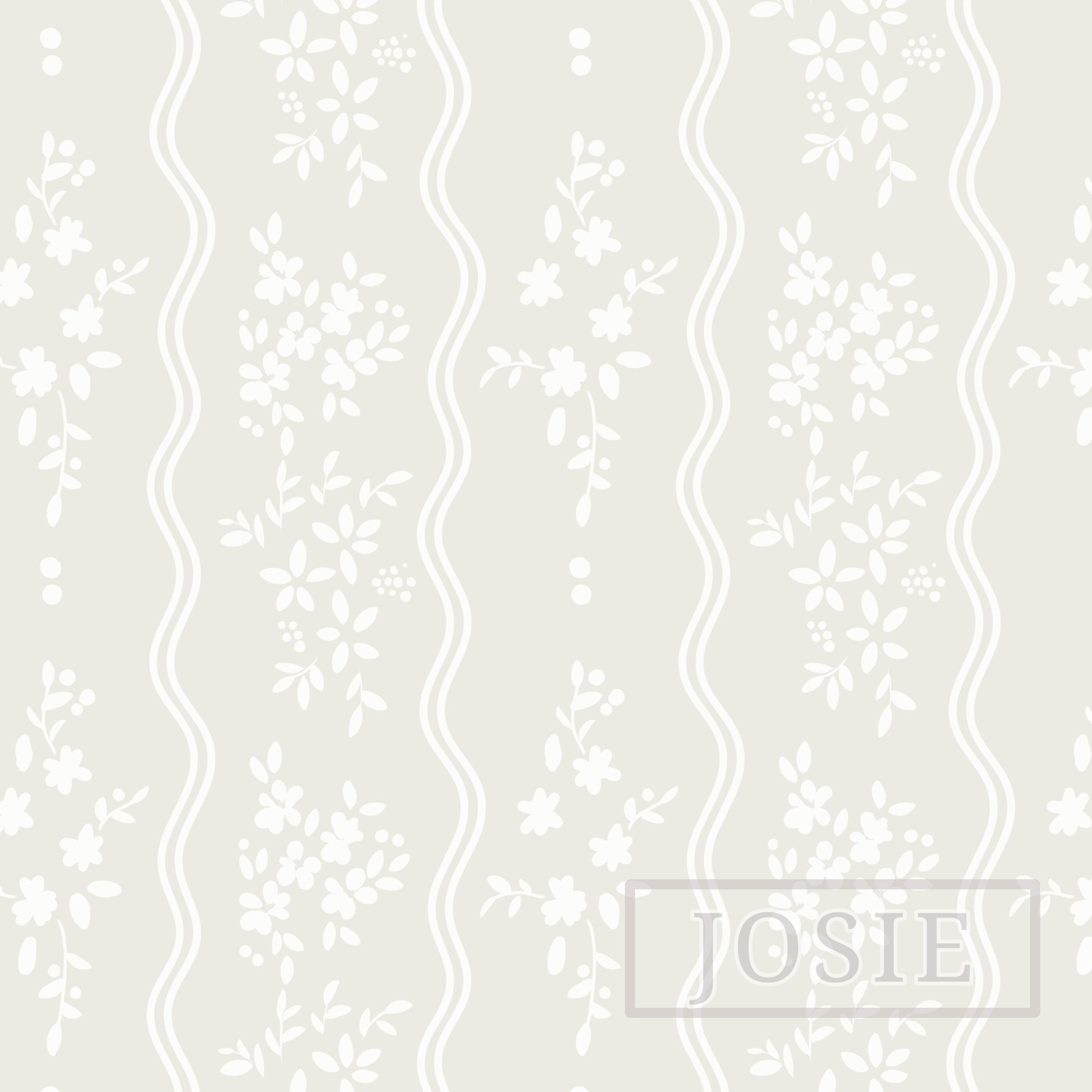 Prairie Core Stripes Brown peel and stick wallpaper pattern swatch