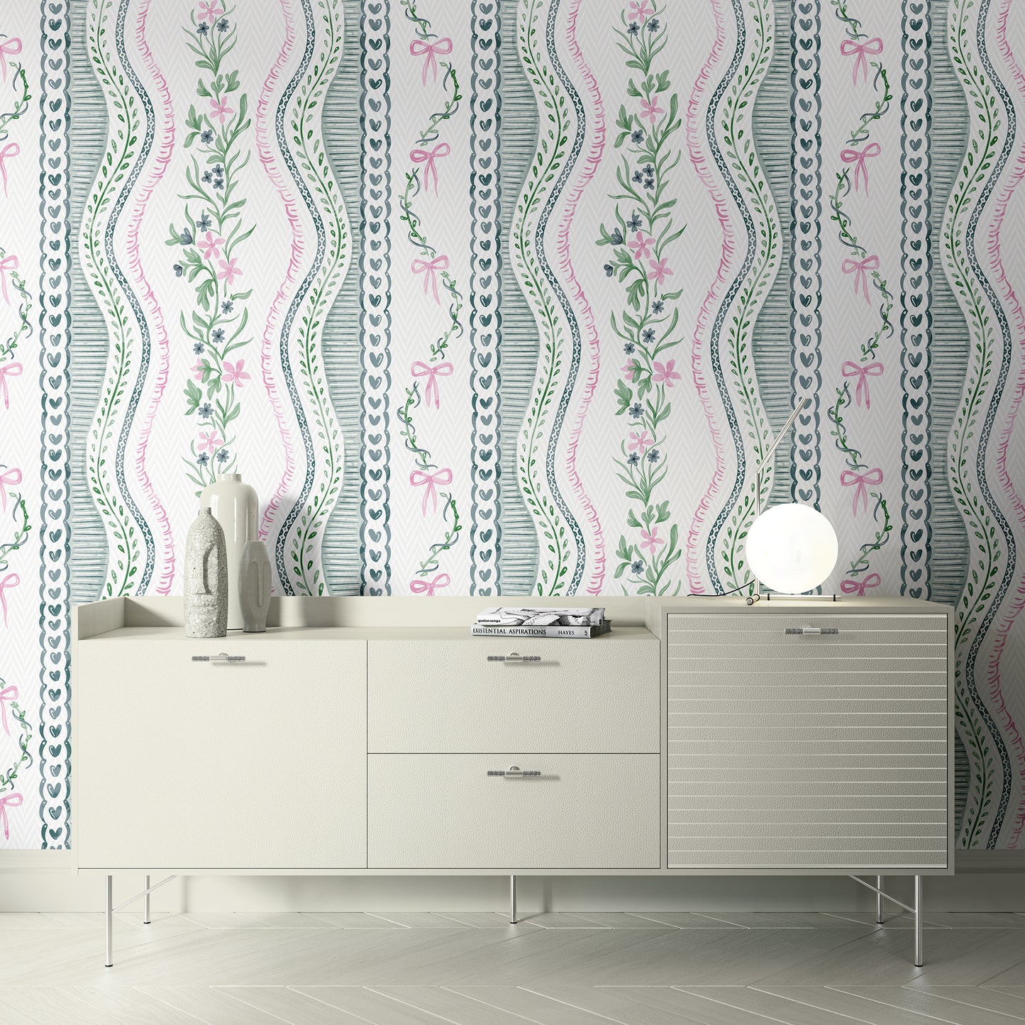 Preppy Grandmillenial Delight Wallpaper