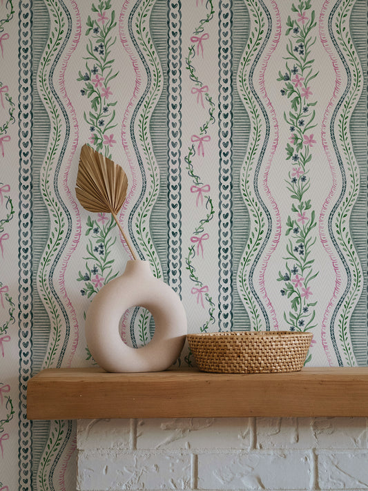 Preppy Grandmillenial Delight Wallpaper